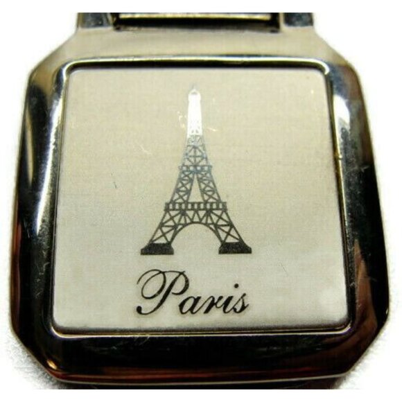 Paris Money Clip Stainless Steel Wallet Credit Card Cash ID Holder Silver - Picture 2 of 9